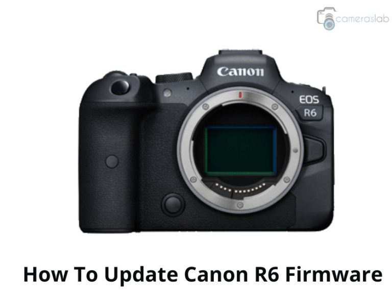 How To Update Canon R6 Firmware