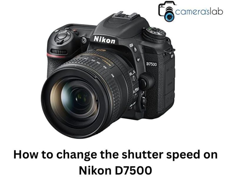 How to Change The Shutter Speed On Nikon D7500